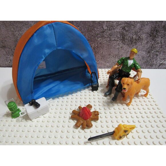 Camping Playset with Tent, Figure, and Accessories - Picture 1 of 7